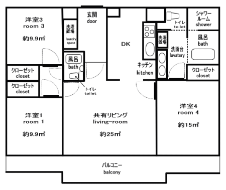 部屋間取り図